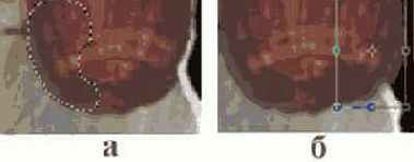 Выбор области для копирования